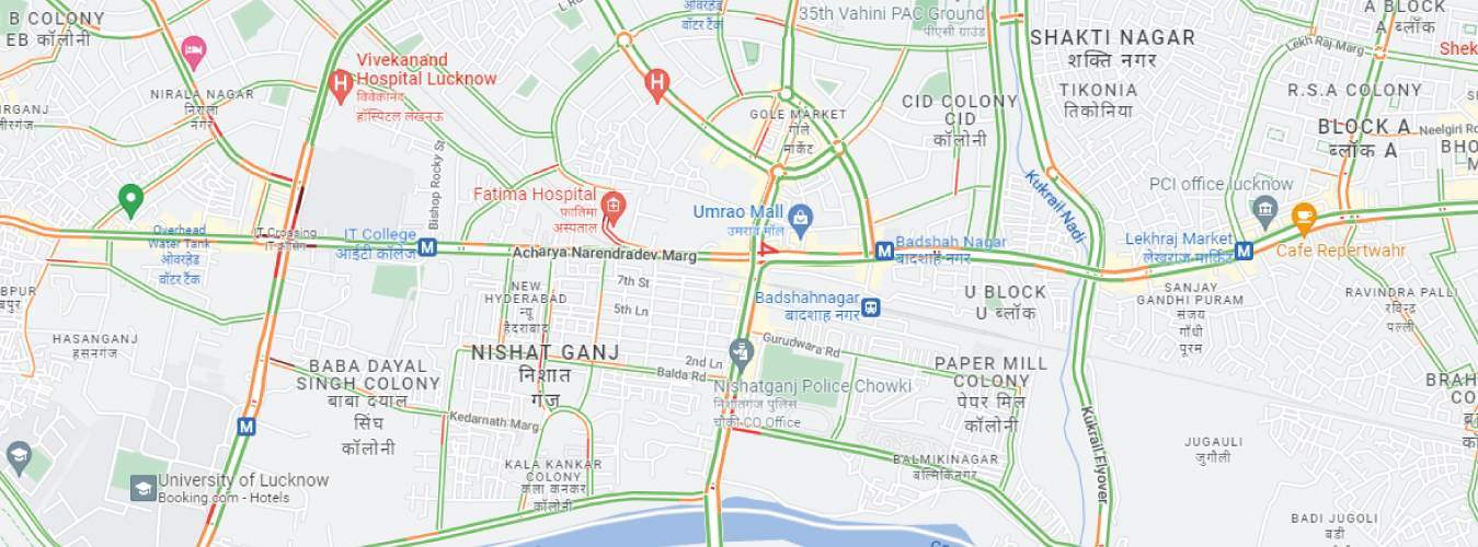 Lucknow Map